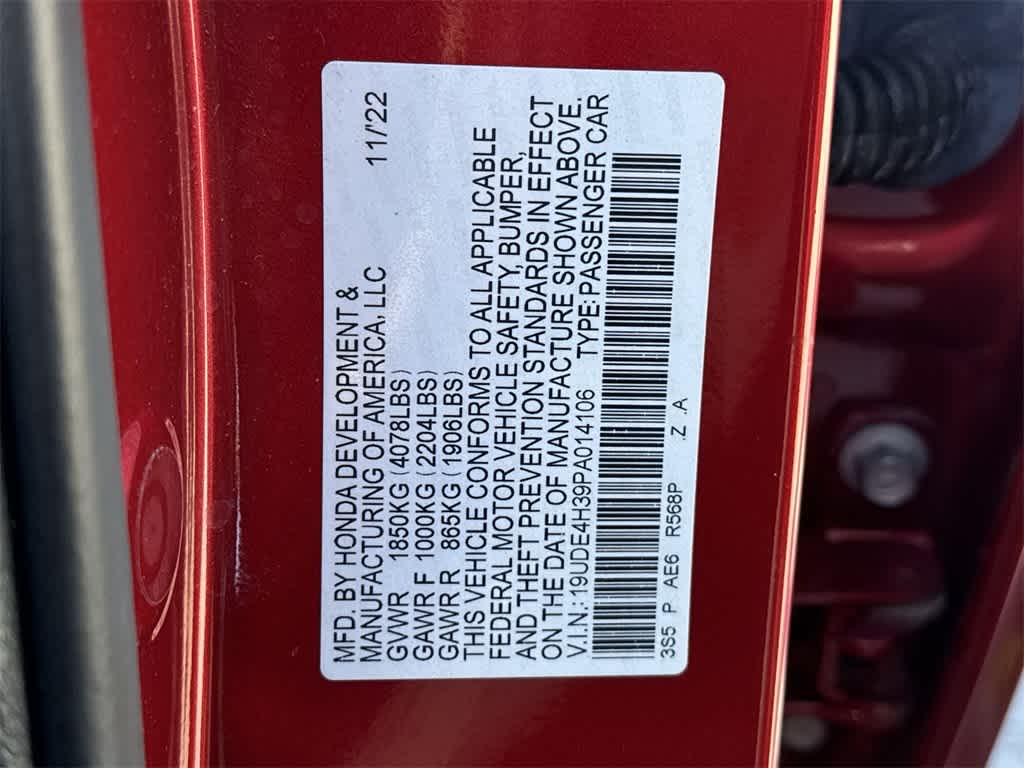 2023 Acura Integra w/A-Spec Package