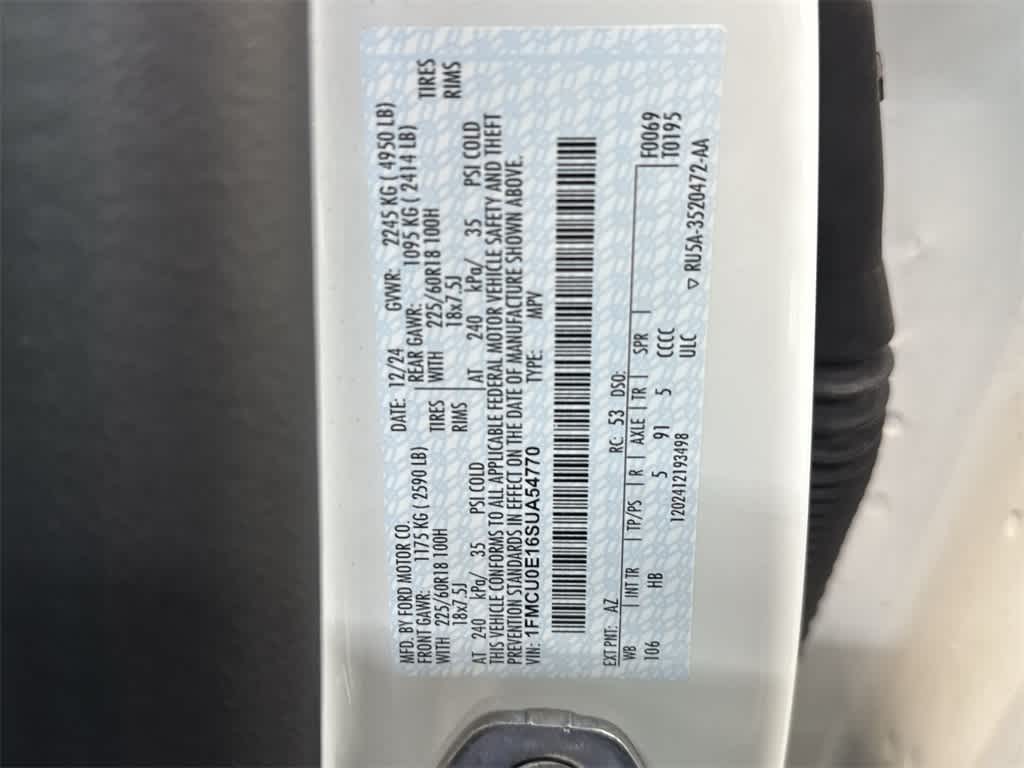 2025 Ford Escape PHEV