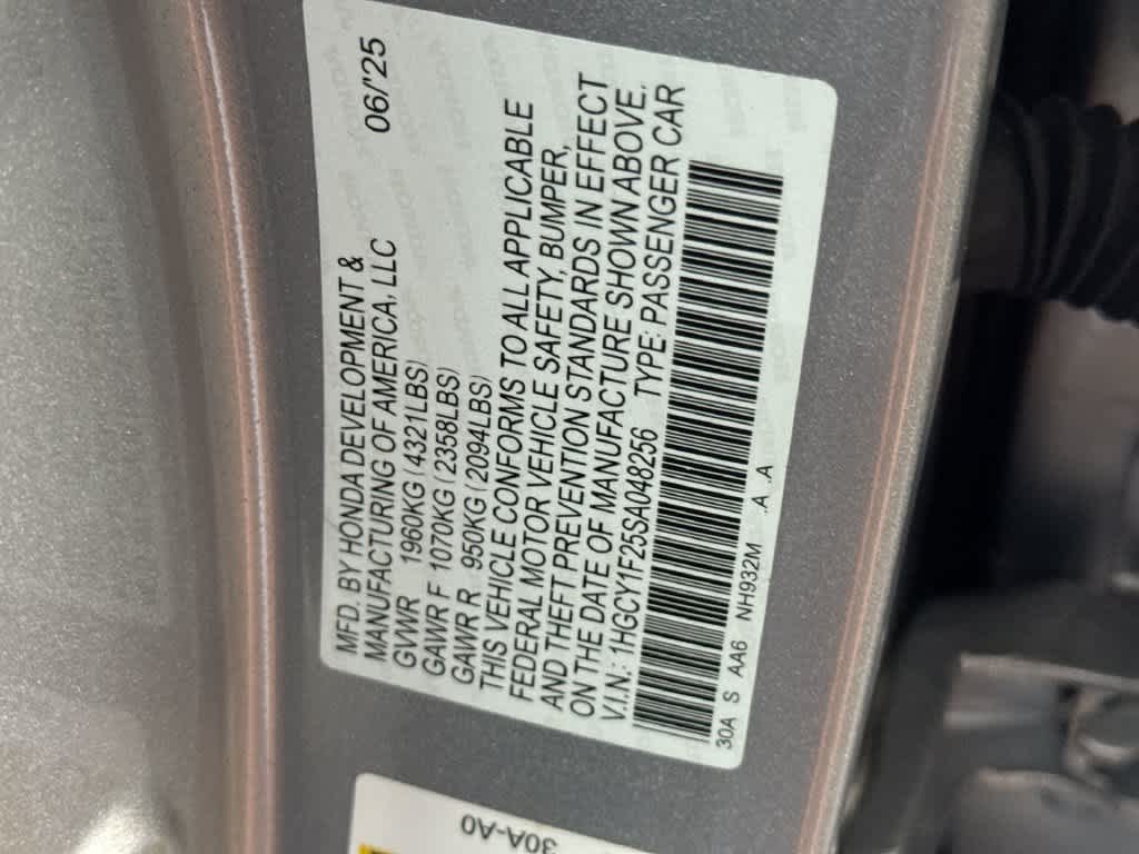 2025 Honda Accord LX