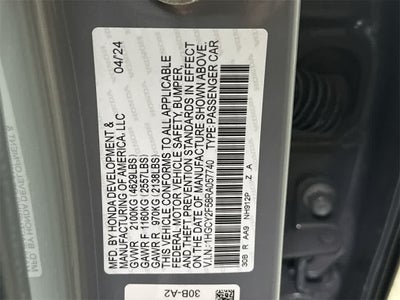 2024 Honda Accord Hybrid Sport