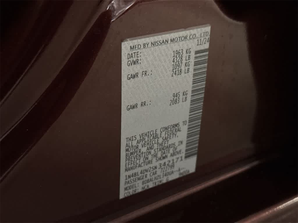 2025 Nissan Altima SV