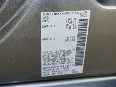 2023 Nissan Altima 2.5 SV