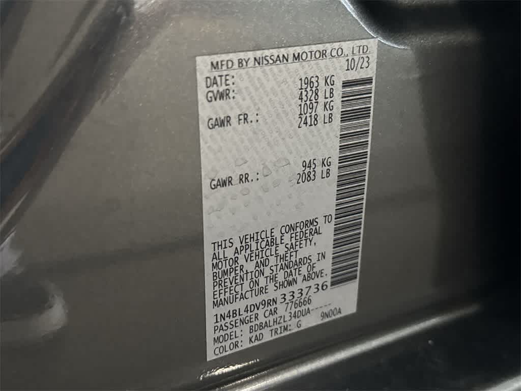 2024 Nissan Altima 2.5 SV