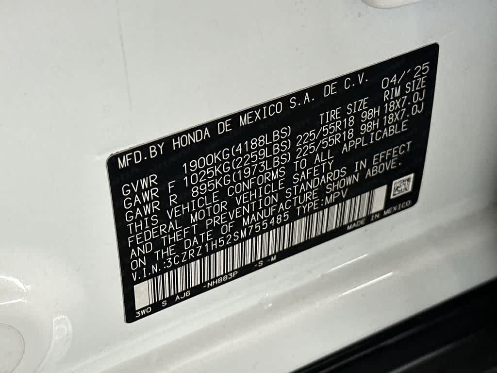 2025 Honda HR-V Sport