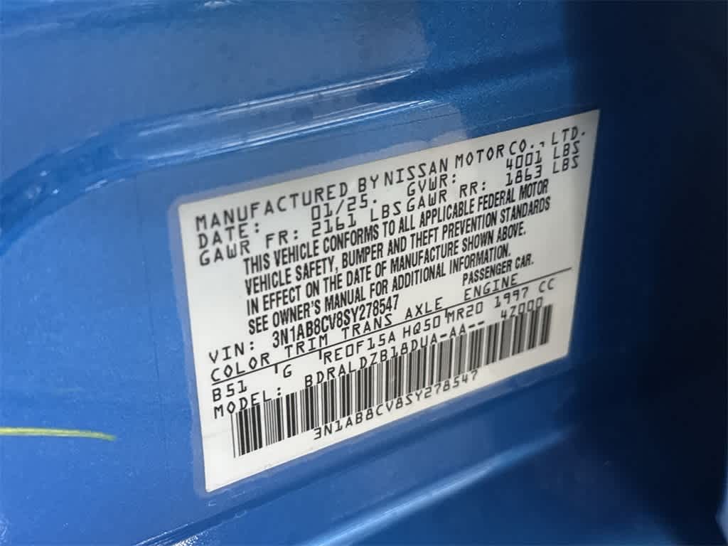 2025 Nissan Sentra SV