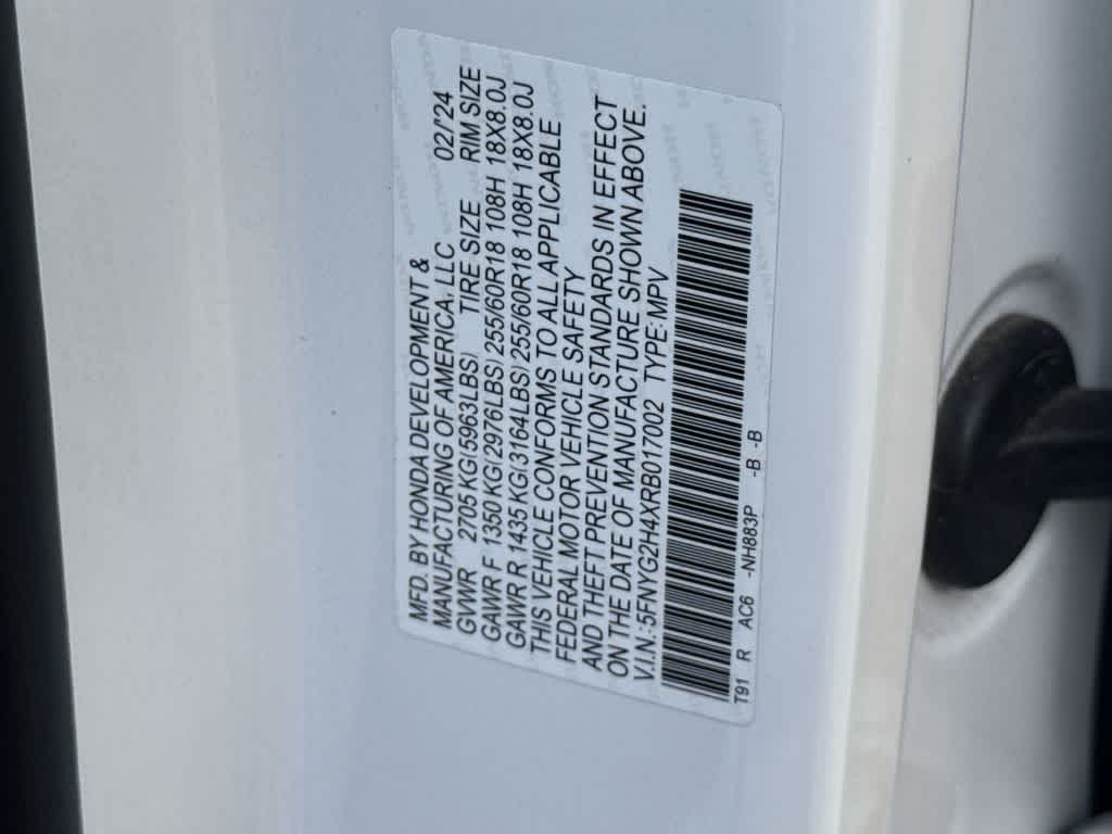 2024 Honda Pilot EX-L 8 Passenger
