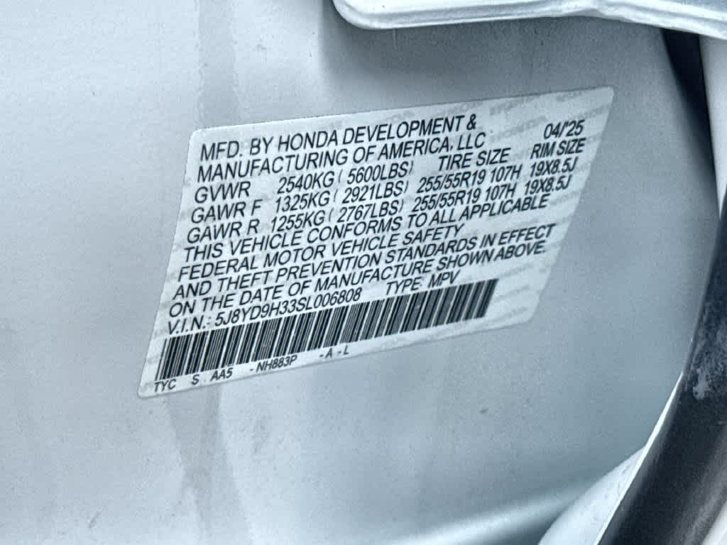 2025 Acura MDX FWD