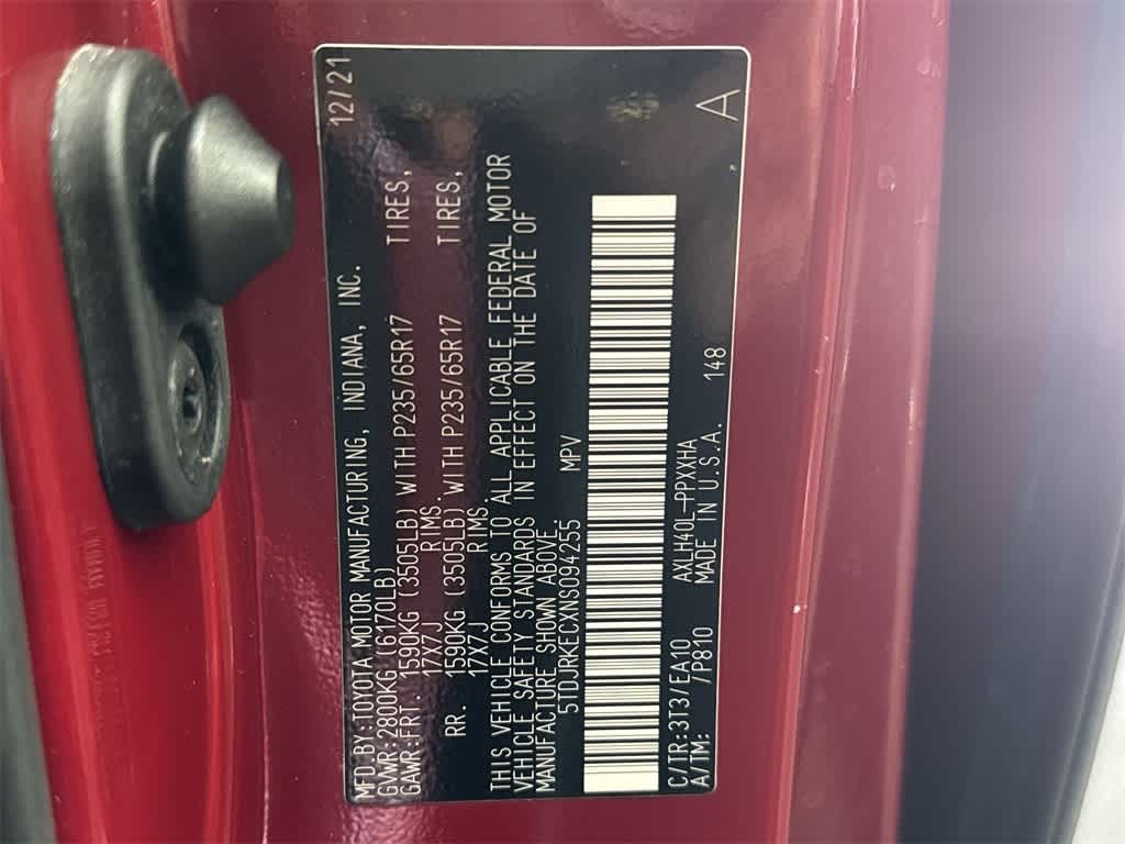 2022 Toyota Sienna XLE