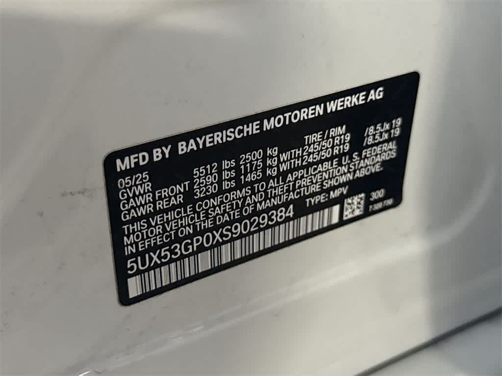 2025 BMW X3 30 xDrive