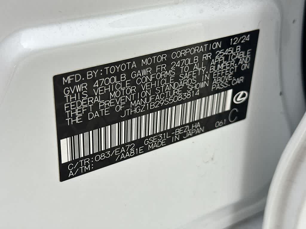 2025 Lexus IS 350 F SPORT