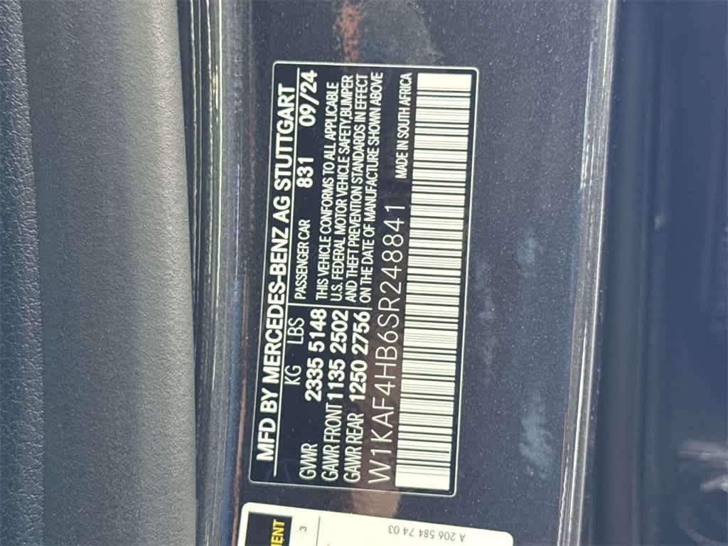 2025 Mercedes-Benz C-Class C 300