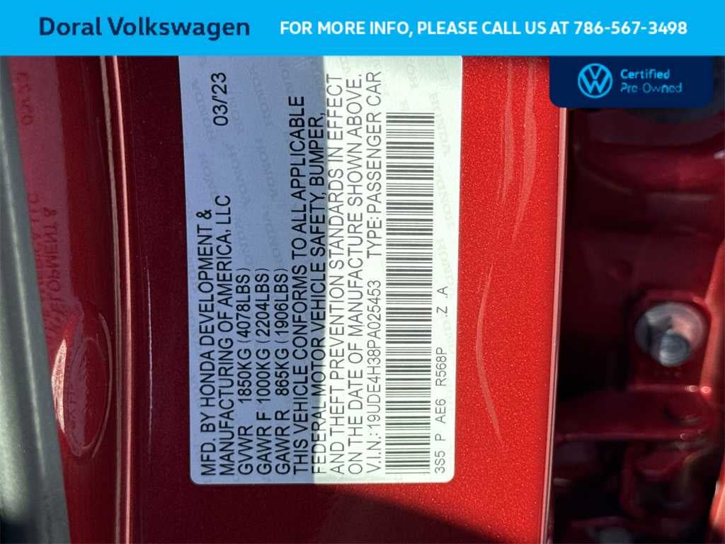 2023 Acura Integra w/A-Spec Package