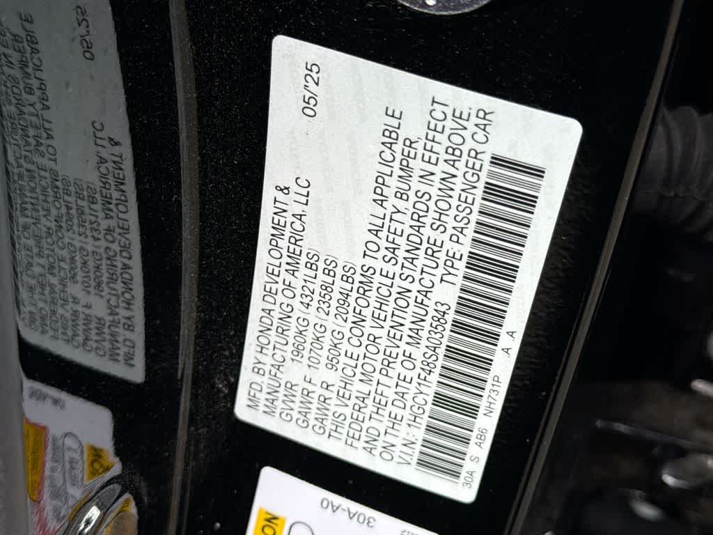 2025 Honda Accord SE