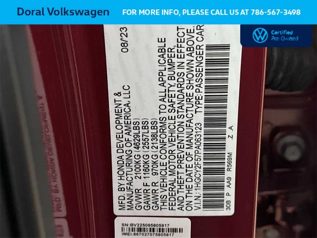 2023 Honda Accord Hybrid Sport