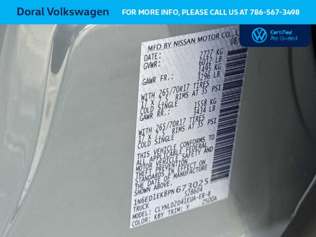 2023 Nissan Frontier PRO-4X