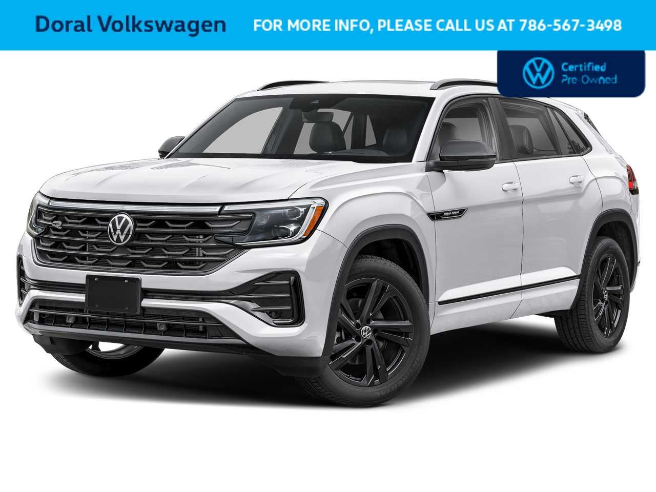 2025 Volkswagen Atlas Cross Sport 2.0T SEL R-Line Black