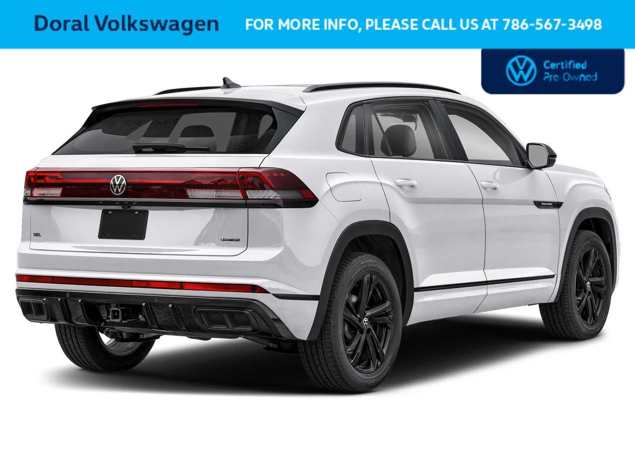 2025 Volkswagen Atlas Cross Sport 2.0T SEL R-Line Black