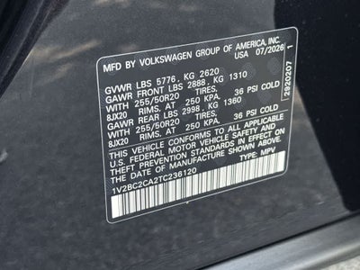 2026 Volkswagen Atlas Cross Sport 2.0T SEL
