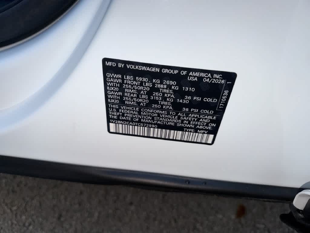 2026 Volkswagen Atlas 2.0T SEL