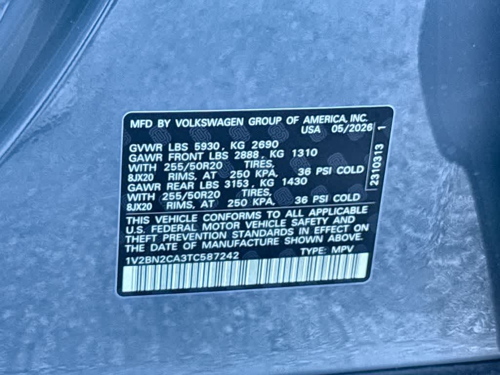 2026 Volkswagen Atlas 2.0T SEL