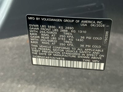 2026 Volkswagen Atlas 2.0T SEL