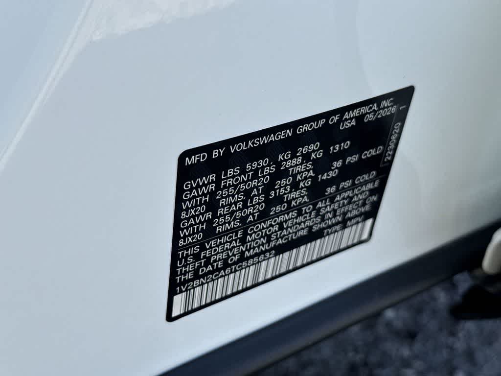 2026 Volkswagen Atlas 2.0T SEL