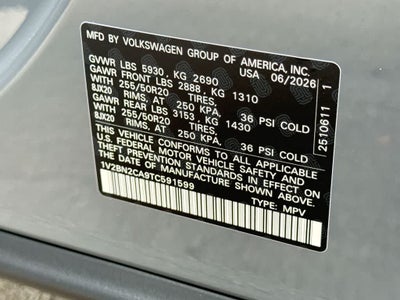 2026 Volkswagen Atlas 2.0T SEL
