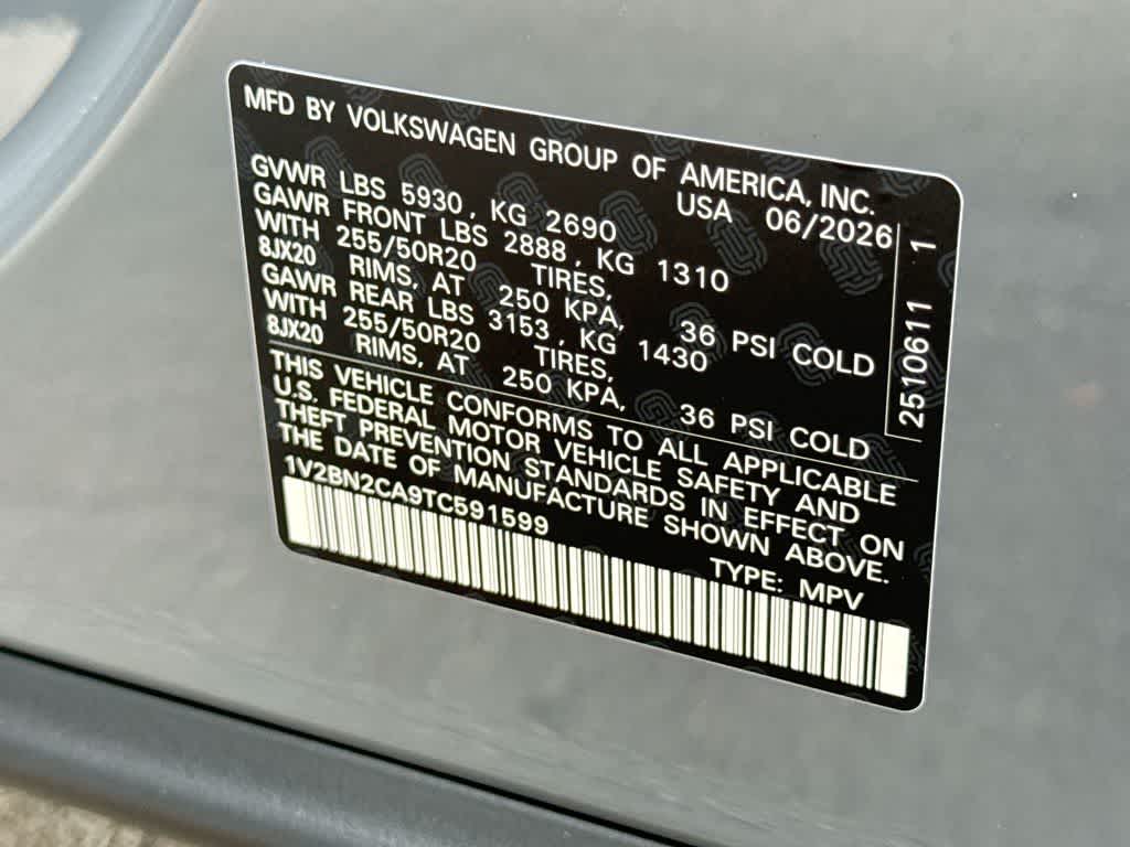 2026 Volkswagen Atlas 2.0T SEL