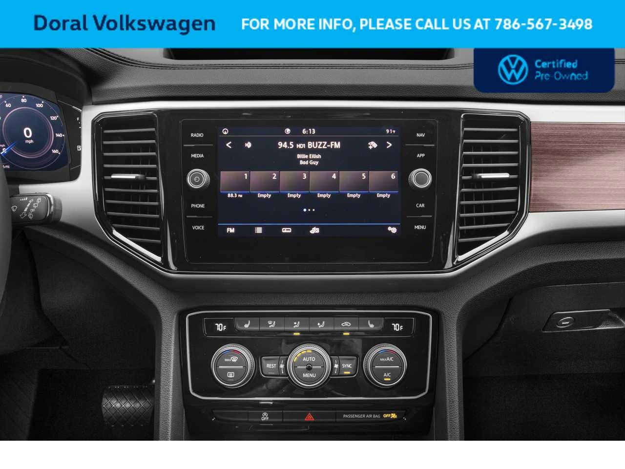2023 Volkswagen Atlas 3.6L V6 SEL
