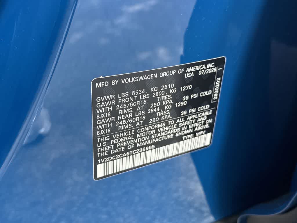 2026 Volkswagen Atlas Cross Sport 2.0T SE
