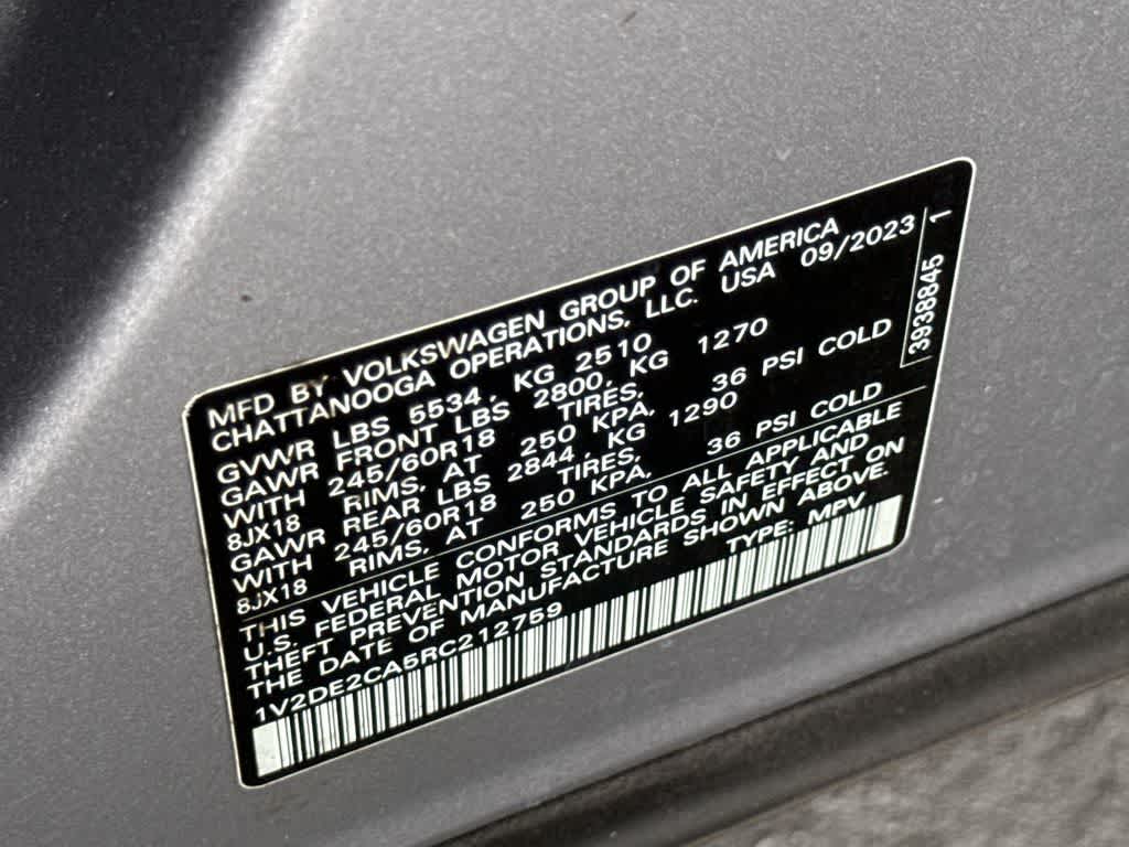 2024 Volkswagen Atlas Cross Sport 2.0T SE