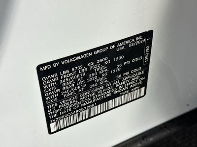 2024 Volkswagen Atlas 2.0T SE