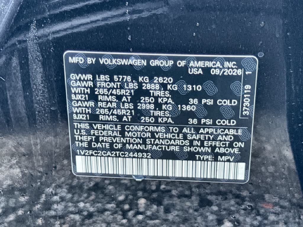 2026 Volkswagen Atlas Cross Sport 2.0T SEL Premium R-Line
