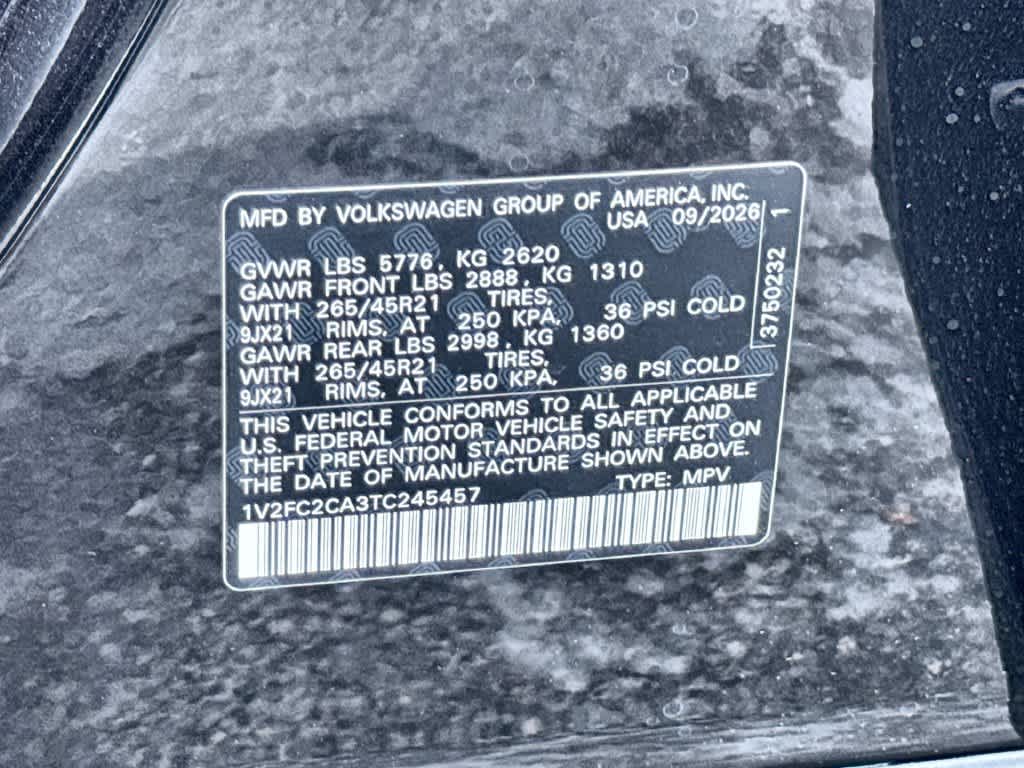 2026 Volkswagen Atlas Cross Sport 2.0T SEL Premium R-Line