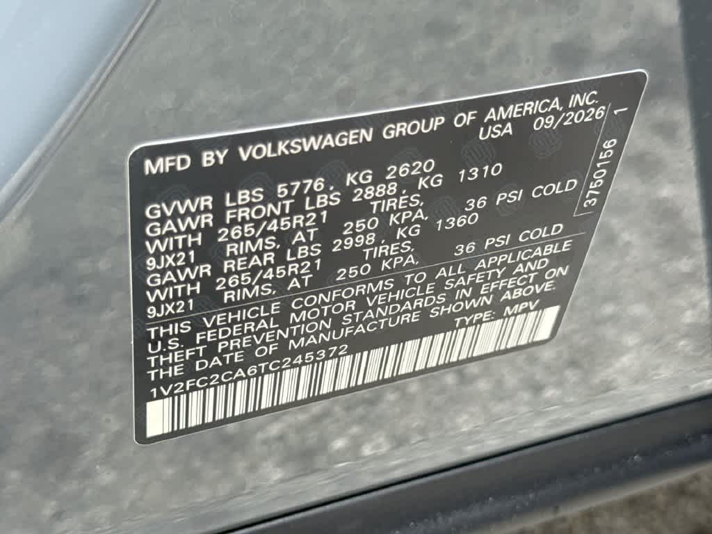 2026 Volkswagen Atlas Cross Sport 2.0T SEL Premium R-Line