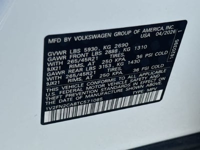 2026 Volkswagen Atlas 2.0T SEL Premium R-Line