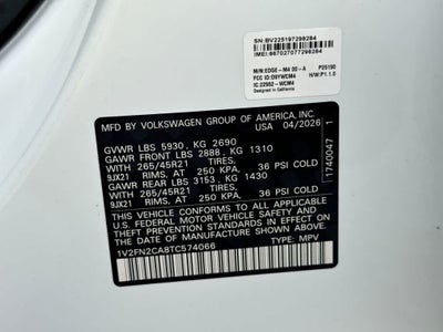 2026 Volkswagen Atlas 2.0T SEL Premium R-Line