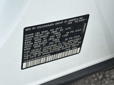 2026 Volkswagen Atlas Cross Sport 2.0T SE w/Technology