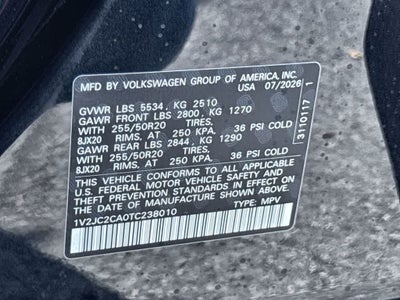 2026 Volkswagen Atlas Cross Sport 2.0T SE w/Technology