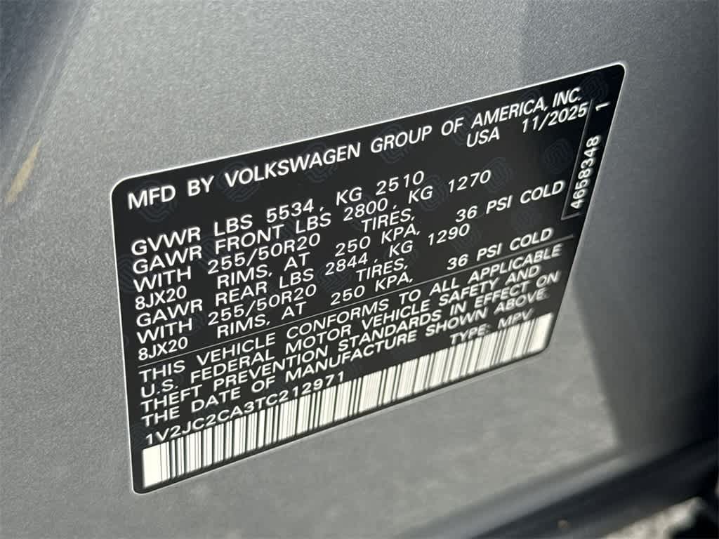 2026 Volkswagen Atlas Cross Sport 2.0T SE w/Technology