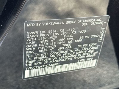 2026 Volkswagen Atlas Cross Sport 2.0T SE w/Technology