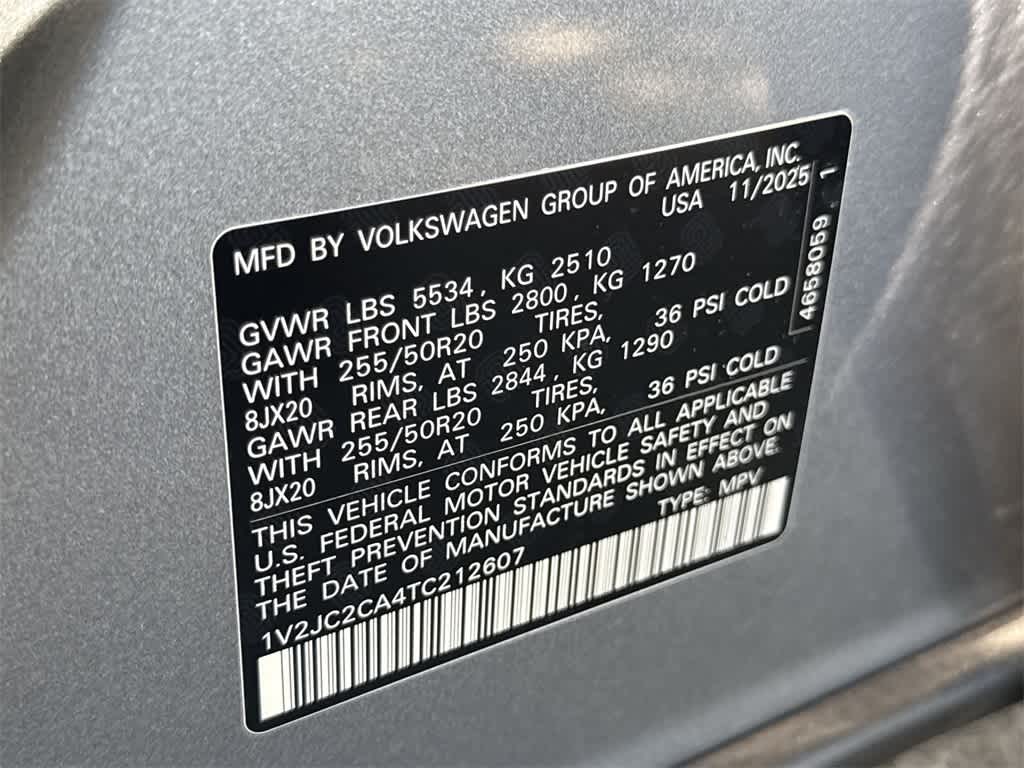 2026 Volkswagen Atlas Cross Sport 2.0T SE w/Technology