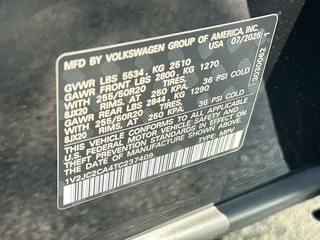 2026 Volkswagen Atlas Cross Sport 2.0T SE w/Technology