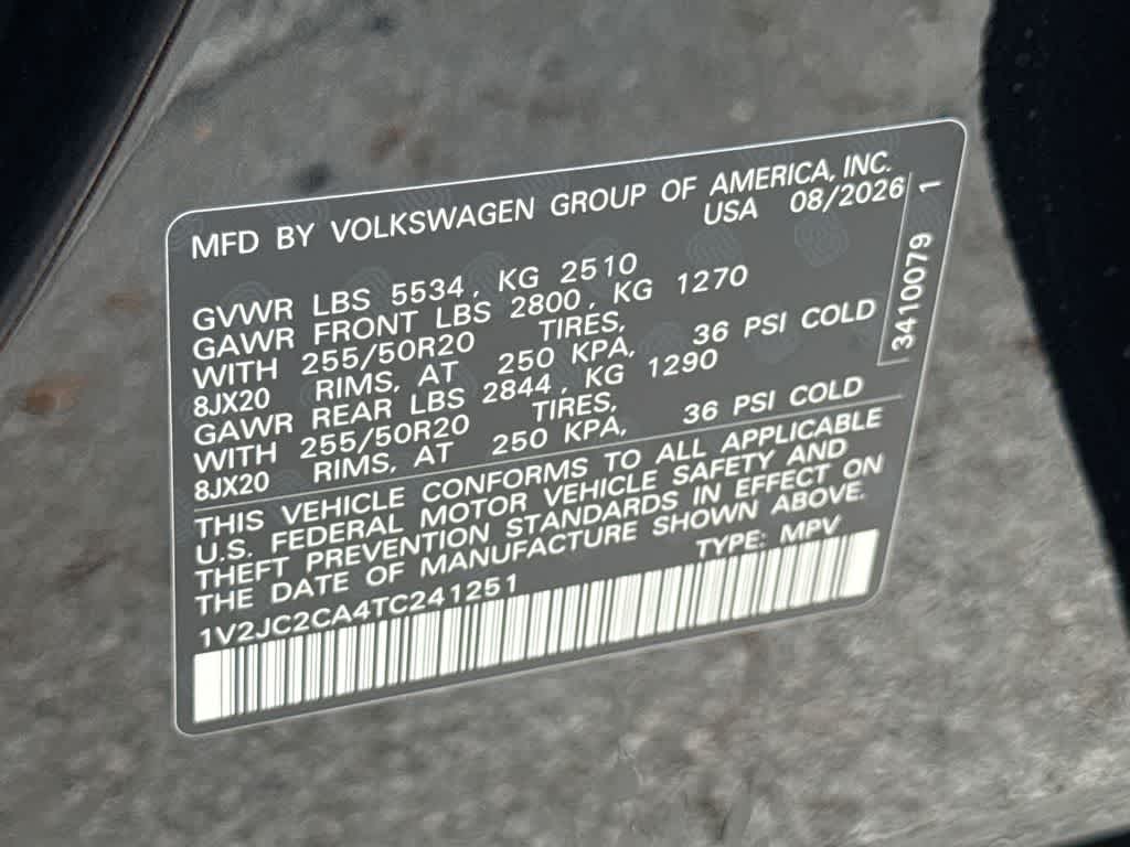 2026 Volkswagen Atlas Cross Sport 2.0T SE w/Technology