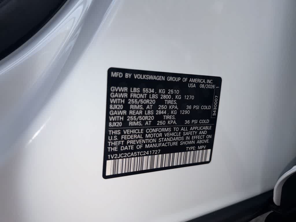 2026 Volkswagen Atlas Cross Sport 2.0T SE w/Technology