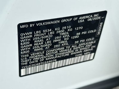 2026 Volkswagen Atlas Cross Sport 2.0T SE w/Technology