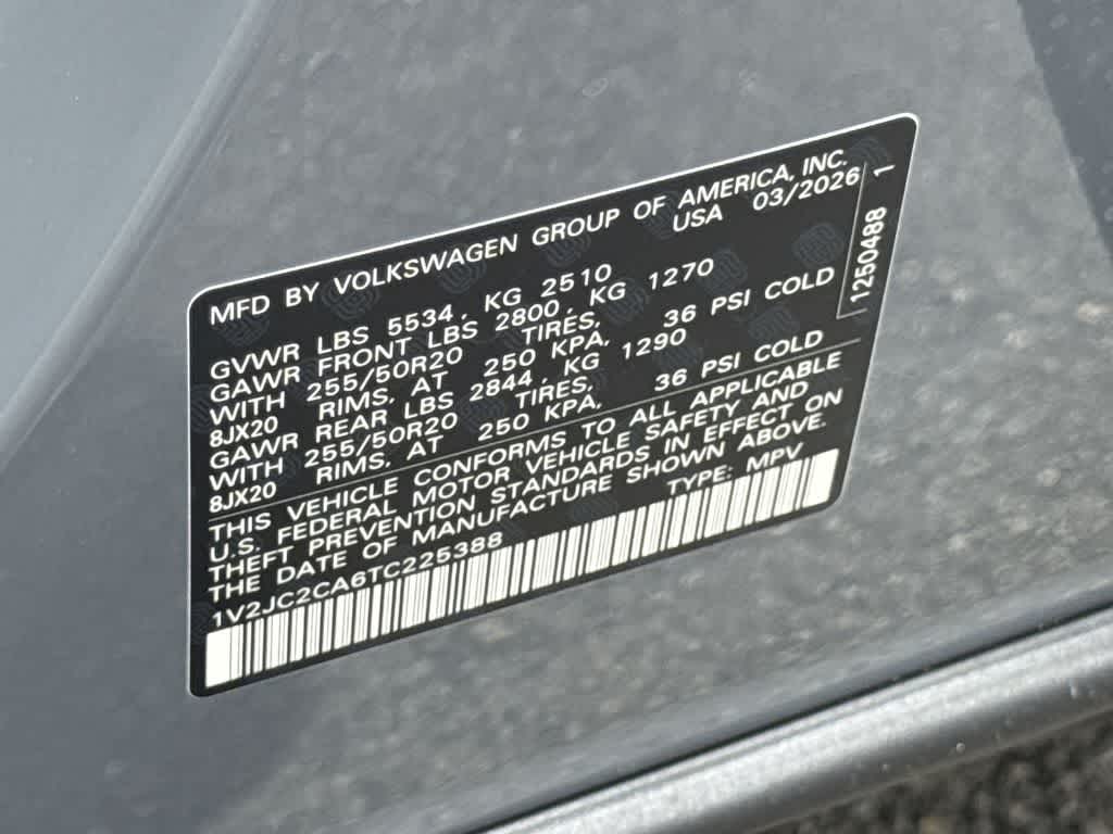 2026 Volkswagen Atlas Cross Sport 2.0T SE w/Technology