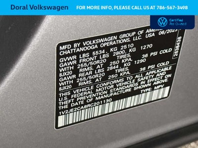 2024 Volkswagen Atlas Cross Sport 2.0T SE w/Technology