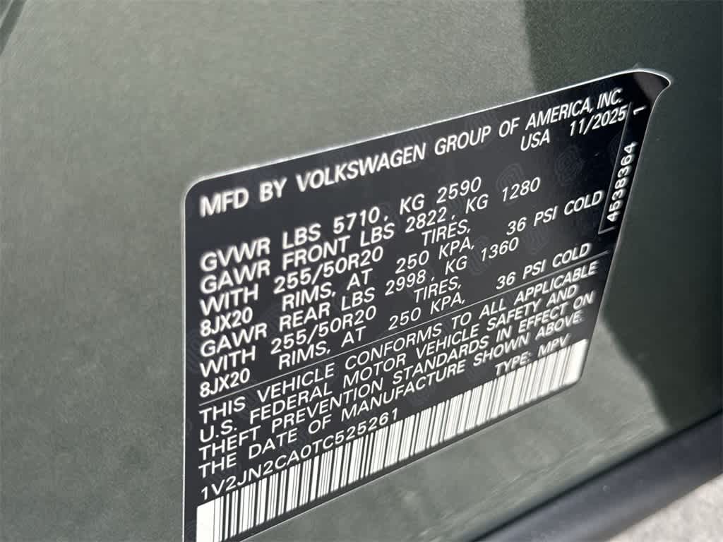 2026 Volkswagen Atlas 2.0T SE w/Technology