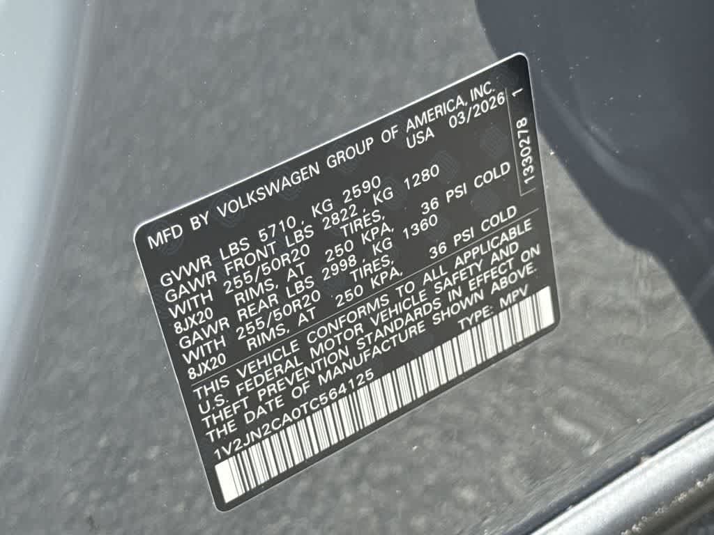 2026 Volkswagen Atlas 2.0T SE w/Technology